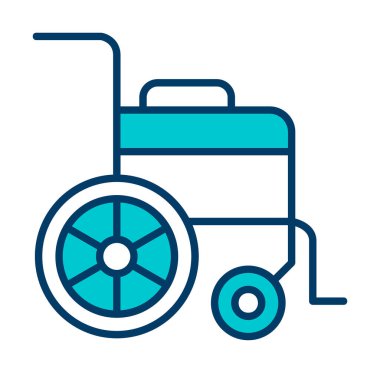 Tekerlek Sandalyesi vektör illüstrasyonu