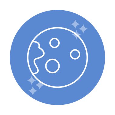 Gezegenler simgesi, vektör illüstrasyonu