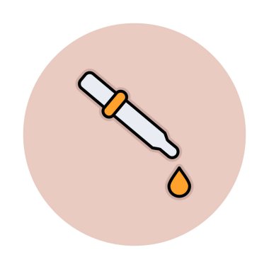 İlaç indirme çizgisi simgesi tasarım vektörü şablonu