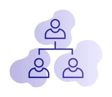 Çalışma Yönetimi vektör simgesi modern basit illüstrasyon