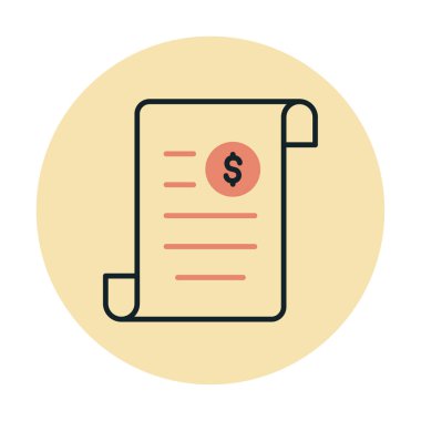 Bill simgesi, vektör çizimi 