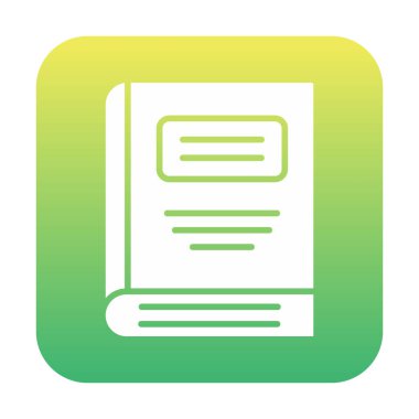 kitap simgesi vektör illüstrasyonu 