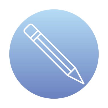 kalem simgesi vektör illüstrasyonu