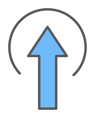 Simge işareti vektör çizim upload