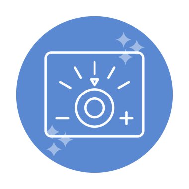 Loş simgenin vektör illüstrasyonu