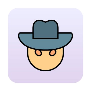 Casus simgesinin vektör illüstrasyonu