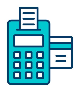 Vektör olarak EDC simgesi. logotype