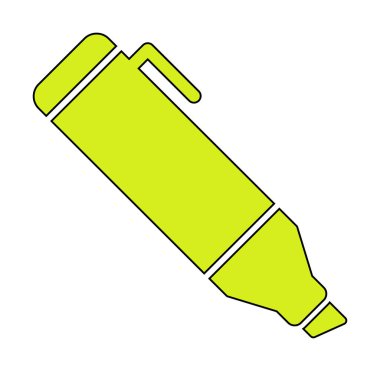 Vurgulama simgesi web basit illüstrasyon