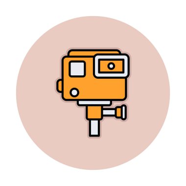 Action Camera icon vector illustration