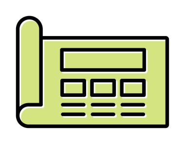 Şablon simgesi, vektör illüstrasyonu basit tasarım
