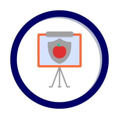 Beyaz arkaplanda besin sunum vektörü illüstrasyonu