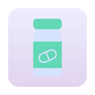 Hapları şişe simge vektör çizim