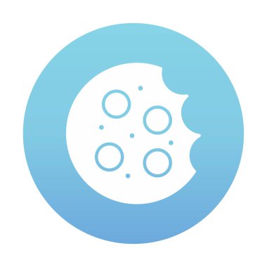 tatlı kurabiye izole vektör illüstrasyonu