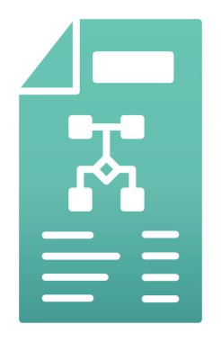 Dosya vektör simgesini çalıştır. Yazdırma, mobil ve web uygulamaları için kullanılabilir.