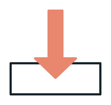  Simge indir, vektör illüstrasyonu basit tasarım