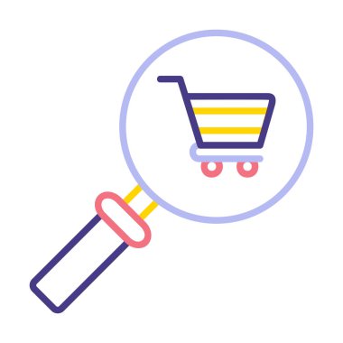 Büyütücü Cam Hat Simgesi