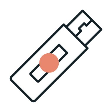 Web için usb flash simgesi.