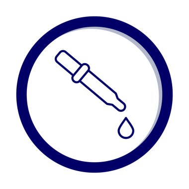 İlaç indirme çizgisi simgesi tasarım vektörü şablonu