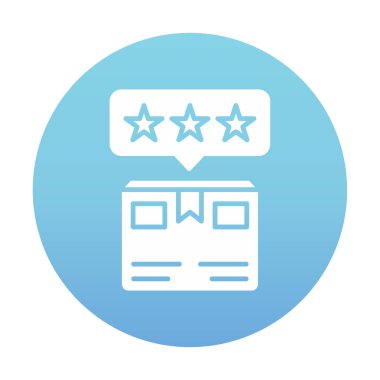 Teslimat kutusu simgesi, vektör illüstrasyonu basit tasarım