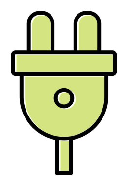 güç dolgusu, web simgesi basit tasarım 