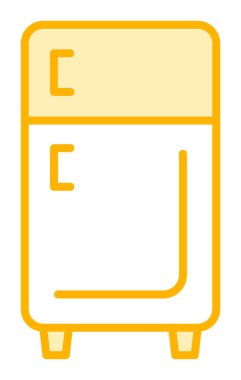 buzdolabı vektör simgesi çizelgesi çizimi