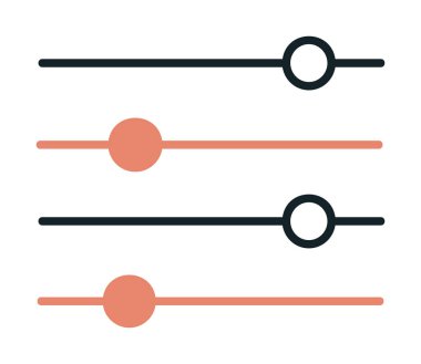 Ayar web simge vektör çizim