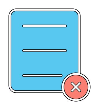 dosya simgesi, vektör illüstrasyonu basit tasarım