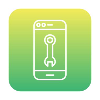 Smartphone Onarım simgesi vektör çizimi