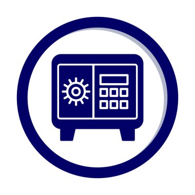 Güvenli kutu vektör çizimi tasarımı