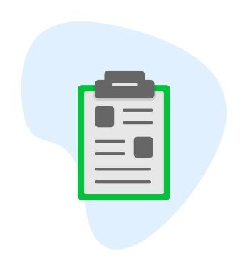 Pano simgesi, vektör illüstrasyonu basit tasarım