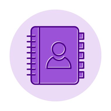 Not defteri web simgesi, vektör çizim