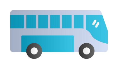 bus simgesi tasarım logo şablonu