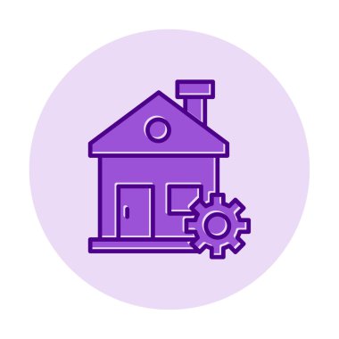 Ev onarım simge vektör çizim