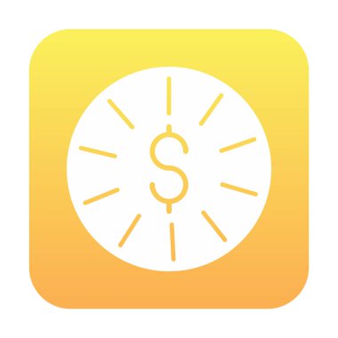 Dolar para simgesi, vektör illüstrasyonu