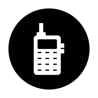 eski telefon simgesini, vektör çizim