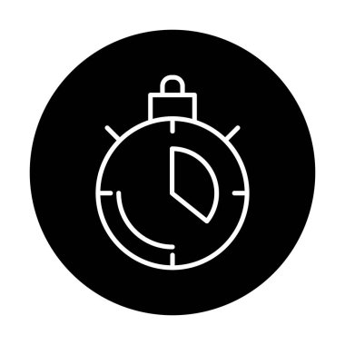vektör kronometre simgesi illüstrasyonu 