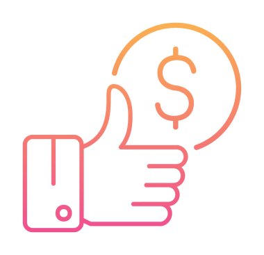 Basit En İyi Fiyat simgesi, vektör illüstrasyonu