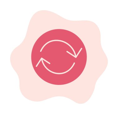 Modern simgenin vektör illüstrasyonu              