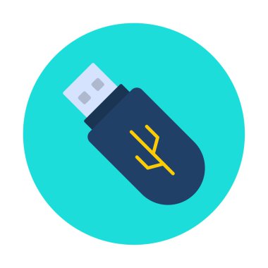 Web için usb flash simgesi.