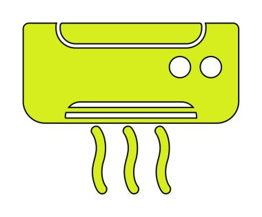 Klima ağı basit simgesi.