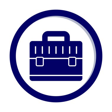 evrak çantası simgesi izole edilmiş web illüstrasyonu