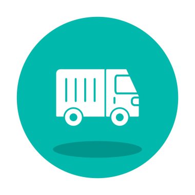 Van düz vektör simgesi