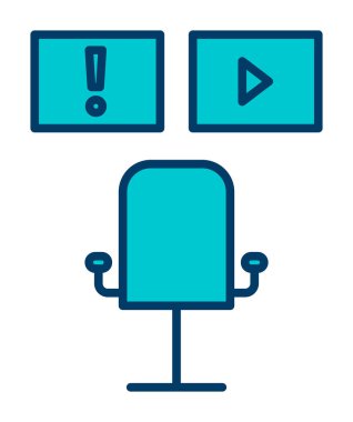 Veri İzleme Ağı simgesi, vektör illüstrasyonu