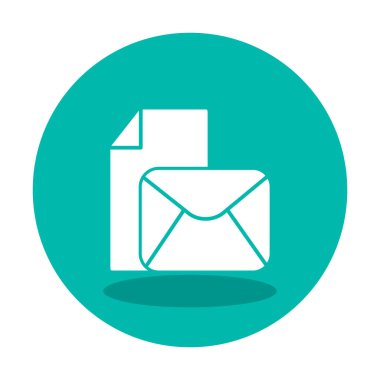 posta simgesi, vektör illüstrasyonu   