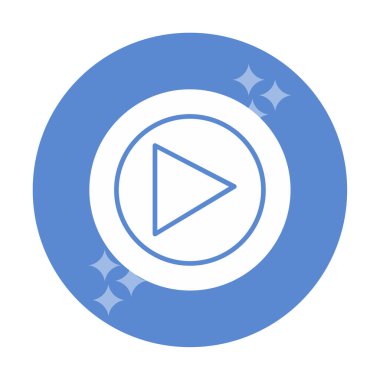 Oynatma düğmesi vektör çizimi