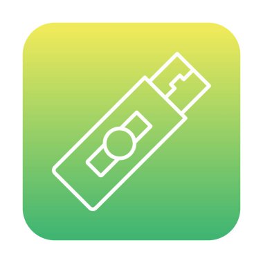 Web için usb flash simgesi.