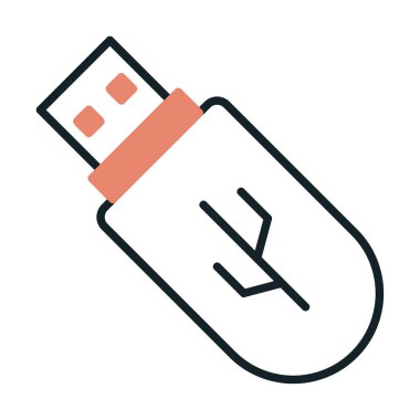 Web için usb flash simgesi.