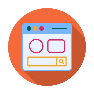 Basit sayfa satırını, ana vektör ögelerini ara