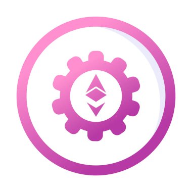 Ethereum Simge vektör çizimi ayarlanıyor