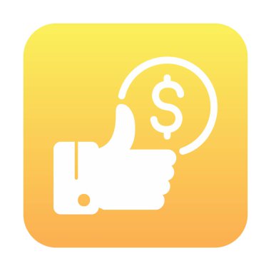 Basit En İyi Fiyat simgesi, vektör illüstrasyonu